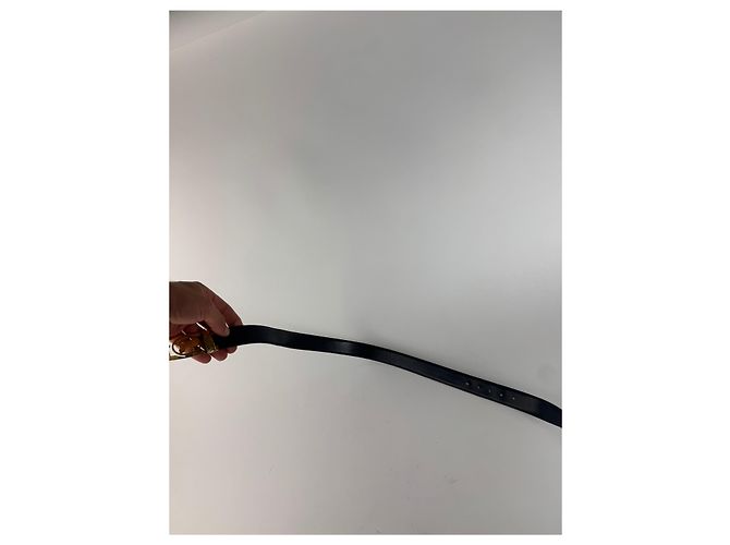 Céline Vintage Celine Paris Ledergürtel schwarz - Ansicht 9