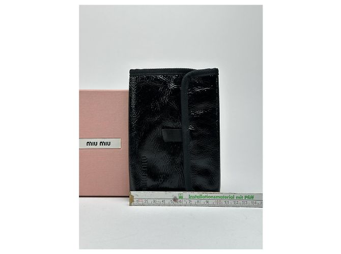 Vintage Miu Miu Canvas Wallet black - view 10
