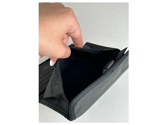 Vintage Miu Miu Canvas Wallet black - view 6
