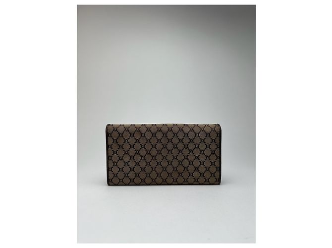 Céline Vintage Celine Monogram Canvas leather wallet brown - view 2