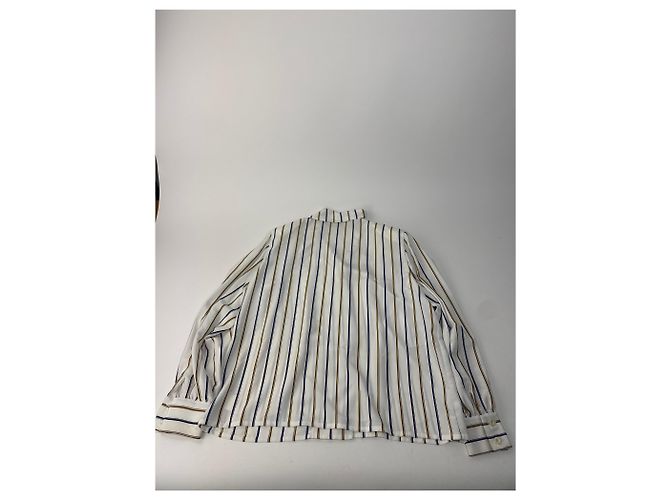 Camicia a righe vintage Balenciaga M Bianco - vista 13