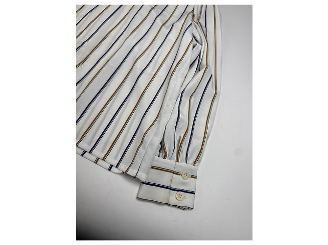 Camicia a righe vintage Balenciaga M Bianco - vista 14