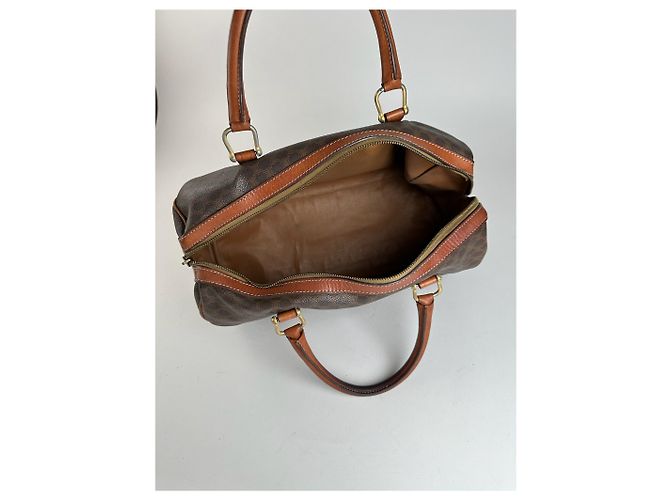 Triomphe Céline Borsa Boston Mini Celine Paris vintage marrone - vista 6