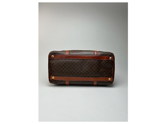 Triomphe Céline Borsa Boston Mini Celine Paris vintage marrone - vista 9