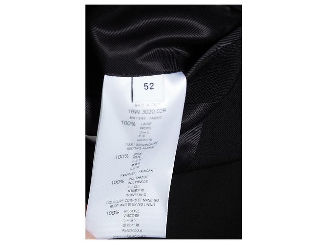 Givenchy, Blazer con solapa en negro - vista 8