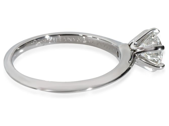 Tiffany & Co. 0,95 ct Rund Brilliant Diamant Verlobungsring - Ansicht 3