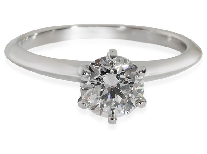 Tiffany & Co. 0,95 ct Rund Brilliant Diamant Verlobungsring - Ansicht 6