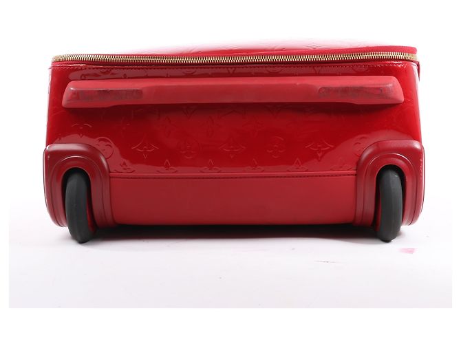Valigia da viaggio Louis Vuitton Vernis Pegase 45 in rosso M91278 - vista 11