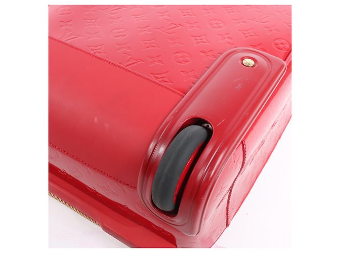 Valigia da viaggio Louis Vuitton Vernis Pegase 45 in rosso M91278 - vista 14