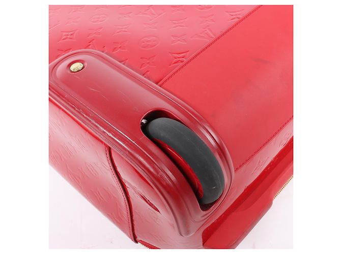 Valigia da viaggio Louis Vuitton Vernis Pegase 45 in rosso M91278 - vista 15