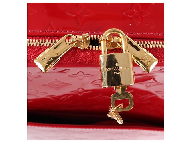 Valigia da viaggio Louis Vuitton Vernis Pegase 45 in rosso M91278 - vista 7