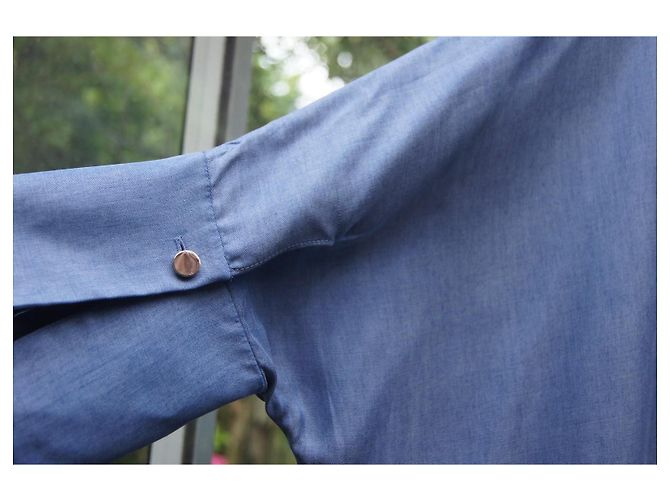Abito Caftano Carolina Herrera in Lyocell blu - vista 5