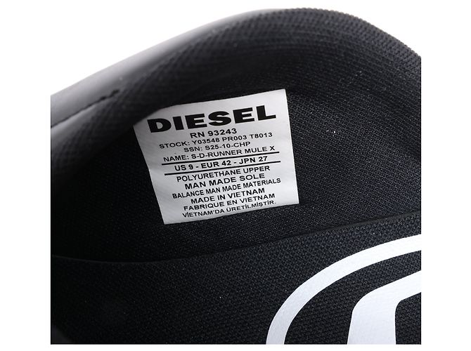 Diesels S-D Runner Mule X in Black, Size 42 EU - view 12