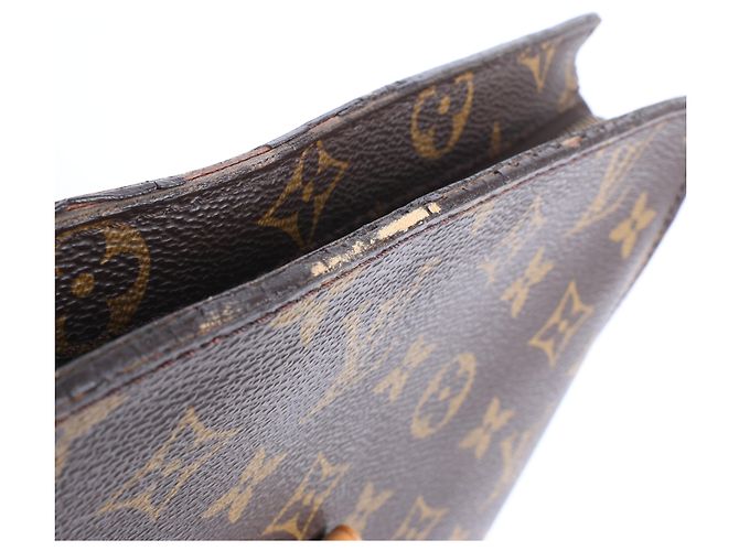 Borsa a spalla classica Babylone in tela Monogram Louis Vuitton M51102 Marrone - vista 18