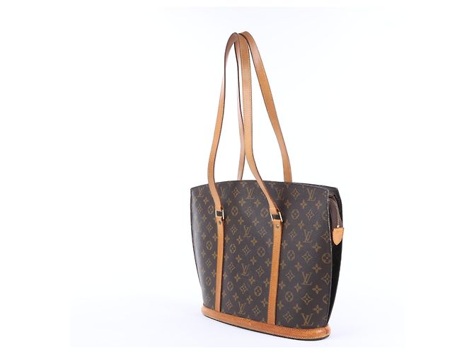 Borsa a spalla classica Babylone in tela Monogram Louis Vuitton M51102 Marrone - vista 2