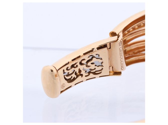 Bracciale De Grisogono Allegra in oro rosa con diamanti - vista 6