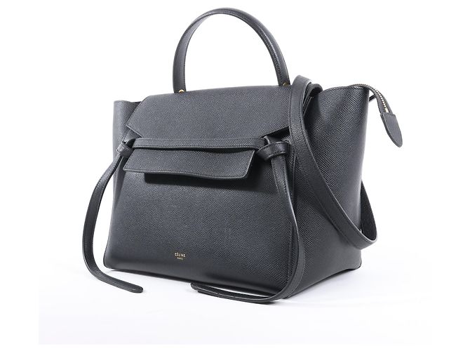 Céline Borsa Celine Belt Bag Mini in pelle 2 in 1 nera - vista 2