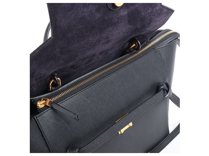 Céline Borsa Celine Belt Bag Mini in pelle 2 in 1 nera - vista 20