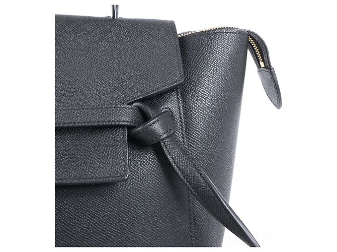 Céline Borsa Celine Belt Bag Mini in pelle 2 in 1 nera - vista 8