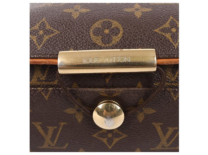 Borsa a spalla Louis Vuitton Monogram Abbesses GM M40526 Marrone - vista 10
