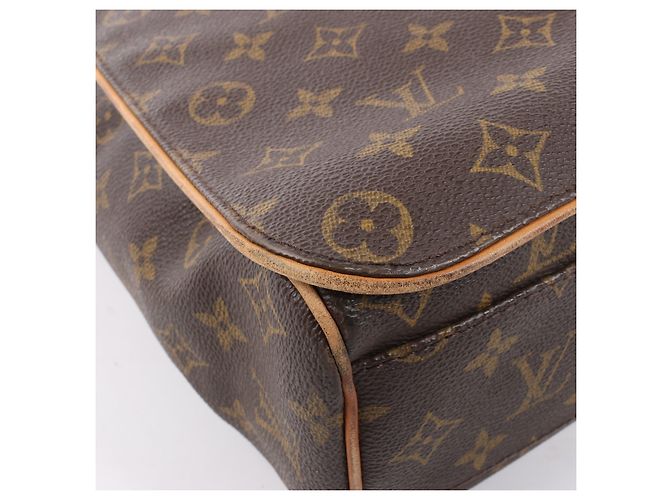 Borsa a spalla Louis Vuitton Monogram Abbesses GM M40526 Marrone - vista 12
