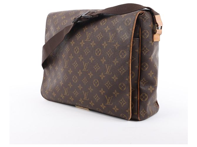 Borsa a spalla Louis Vuitton Monogram Abbesses GM M40526 Marrone - vista 2