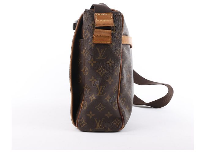 Borsa a spalla Louis Vuitton Monogram Abbesses GM M40526 Marrone - vista 3