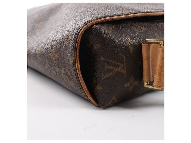 Borsa a spalla Louis Vuitton Monogram Abbesses GM M40526 Marrone - vista 8