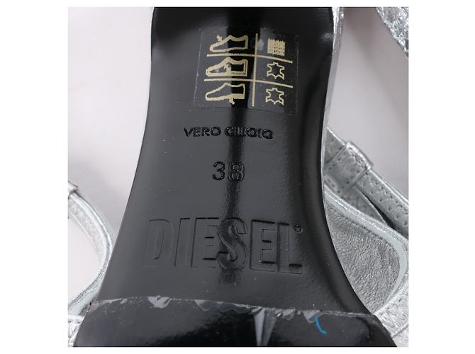 Pumps Slingback Embossati Diesel D-Venus Sb, Taglia 38 EU - vista 10