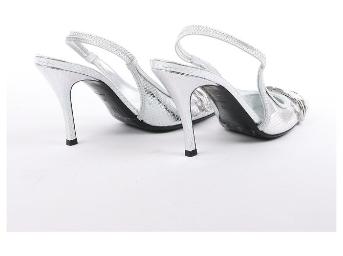 Pumps Slingback Embossati Diesel D-Venus Sb, Taglia 38 EU - vista 6