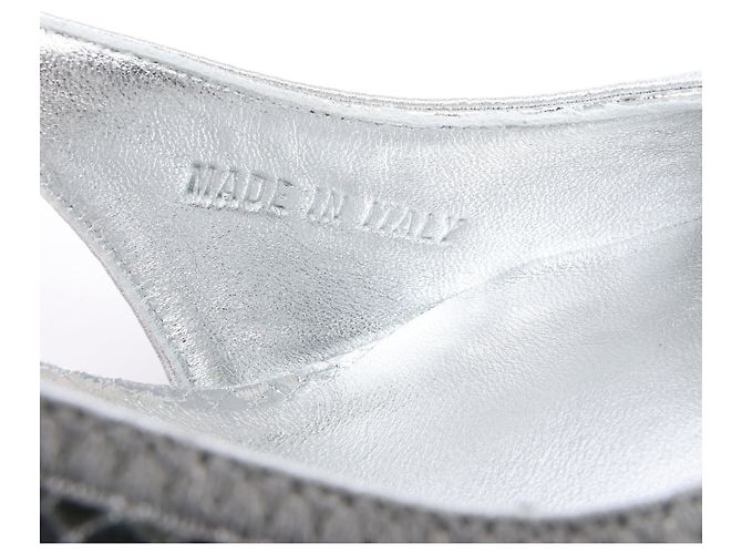 Pumps Slingback Embossati Diesel D-Venus Sb, Taglia 38 EU - vista 8