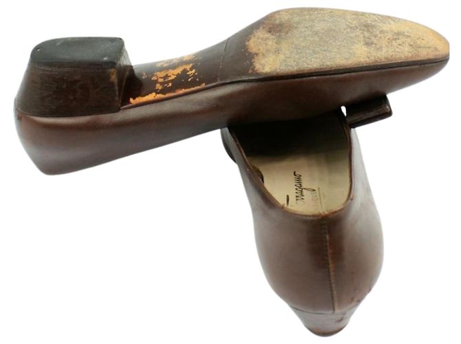 Bailarinas Salvatore Ferragamo Castaño - vista 9