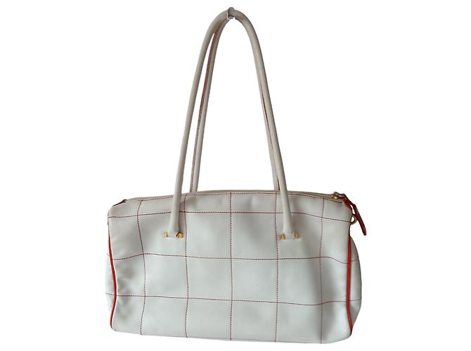 Borsa a Spalla Dolce & Gabbana Bianca Rosso - vista 2