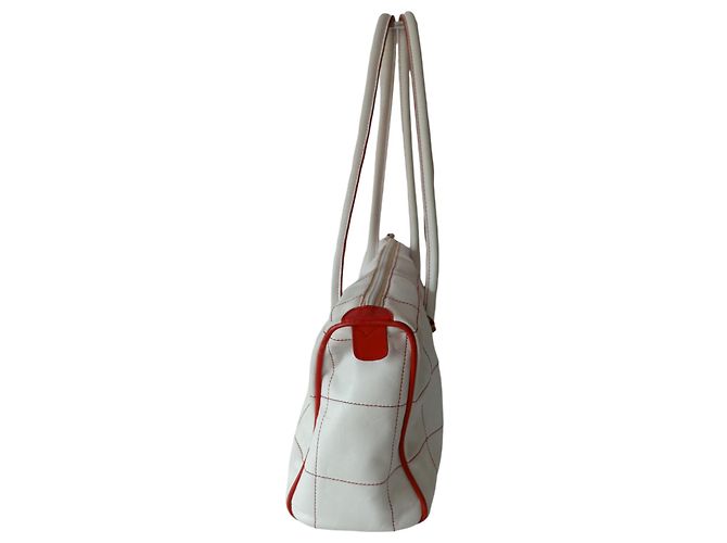 Borsa a Spalla Dolce & Gabbana Bianca Rosso - vista 3