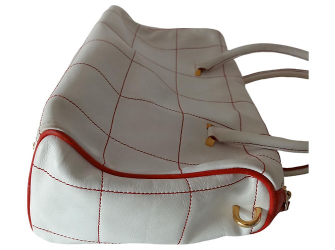 Borsa a Spalla Dolce & Gabbana Bianca Rosso - vista 6