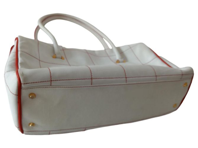 Borsa a Spalla Dolce & Gabbana Bianca Rosso - vista 8