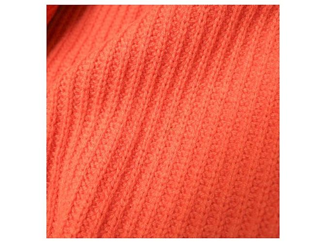 Autre Marque H BEAUTY&YOUTH Pullover aus Wolle und Kaschmir mit Rundhalsausschnitt Orange - Ansicht 10