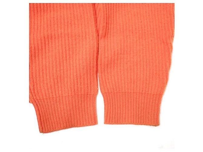 Autre Marque H BEAUTY&YOUTH Pullover aus Wolle und Kaschmir mit Rundhalsausschnitt Orange - Ansicht 5
