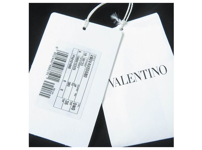 Abito senza maniche in seta e rayon Valentino nero 36 - vista 11