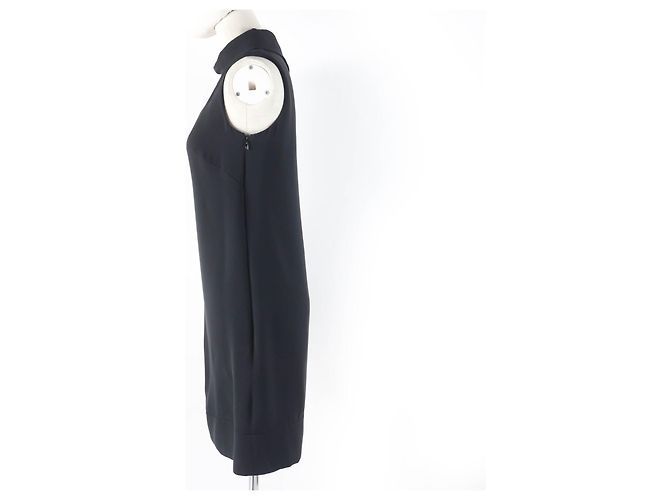 Abito senza maniche in seta e rayon Valentino nero 36 - vista 2