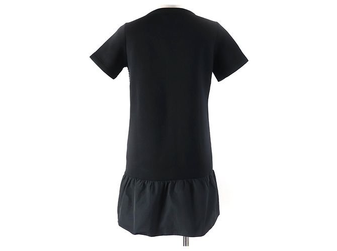 Moncler ABITO Tunica in Rayon e Lana XS Donna Nero - vista 3