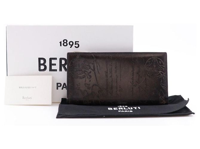 Billetera Bifold Berluti Neo Santal Scritto Castaño - vista 10