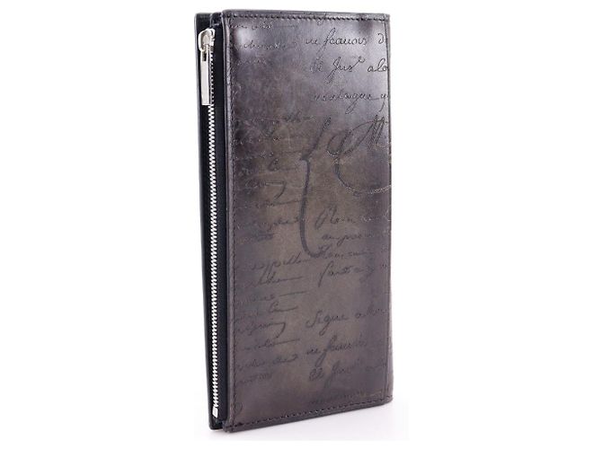 Billetera Bifold Berluti Neo Santal Scritto Castaño - vista 2