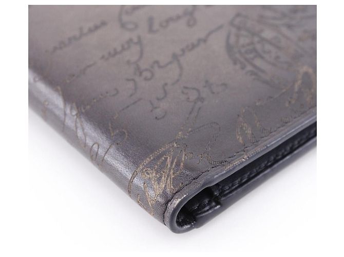 Billetera Bifold Berluti Neo Santal Scritto Castaño - vista 3
