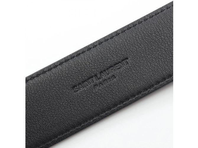Cassandra Leder Gürtel von Saint Laurent - Ansicht 5