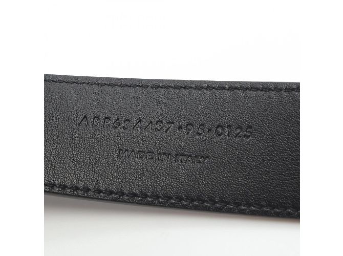 Cassandra Leder Gürtel von Saint Laurent - Ansicht 6