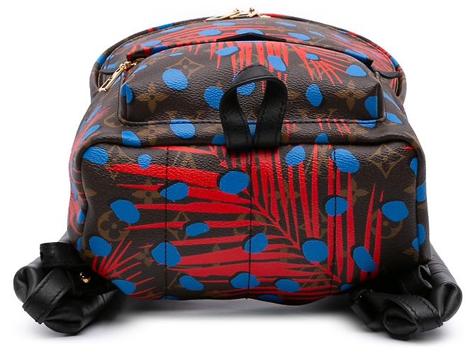 Louis Vuitton Marrone Monogramma Jungle Dots Palm Springs PM - vista 3