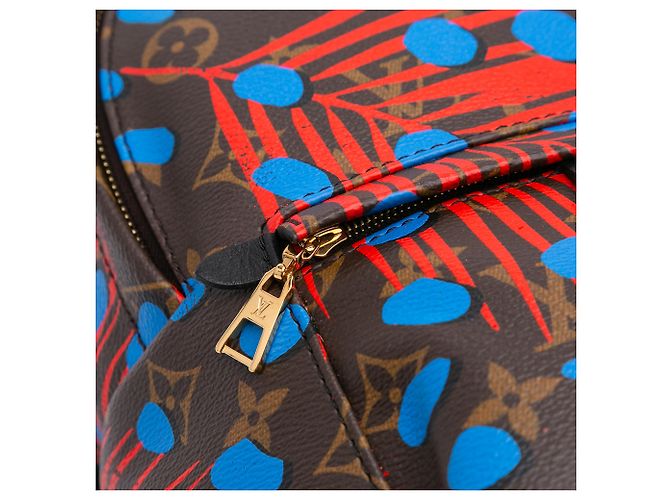 Louis Vuitton Marrone Monogramma Jungle Dots Palm Springs PM - vista 7