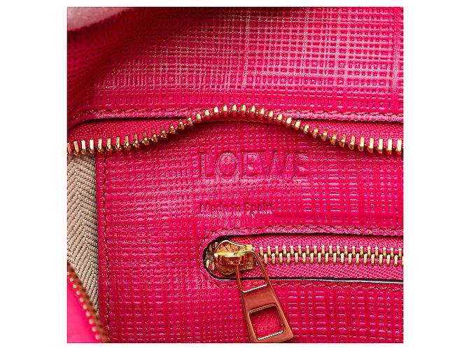 LOEWE Pink Anagram Leder Shopper Tote - Ansicht 5