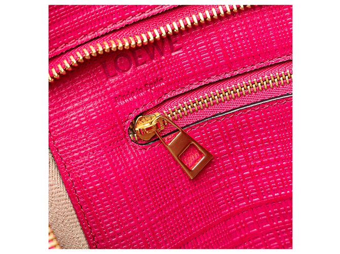 LOEWE Pink Anagram Leder Shopper Tote - Ansicht 7